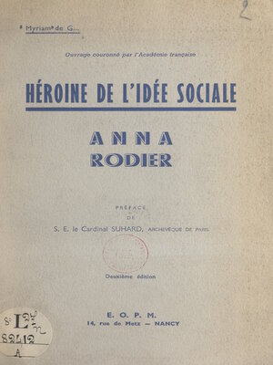 cover image of Anna Rodier